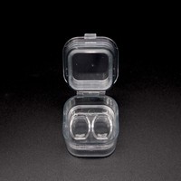 Boîte de rangement transparente de haute qualité en ABS/PET pour prothèses dentaires à dents simples, 2/6/20 compartiments, boîte à facettes dentaires