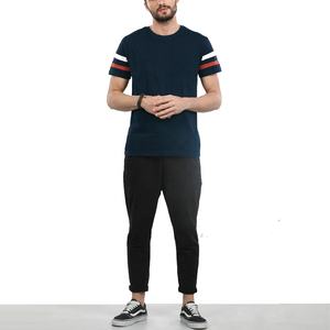 2022 liso al por mayor de talla grande Jersey para hombre de gran tamaño 100% algodón logotipo personalizado respetuoso con el medio ambiente transpirable nuevo diseño camisetas - Product Image 3