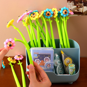 Stylo à secouer Kapibala, design floral de dessin animé, jouet de dessin pour enfants de 3 à 6 ans, unisexe, papeterie en plastique, cadeau - Product Image 3