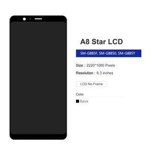 Display LCD OLED per telefoni cellulari <span class=keywords><strong>Samsung</strong></span> A8 <span class=keywords><strong>Star</strong></span> A9 stelle con supporto per impronte digitali dello schermo Lcd - Product Image 2