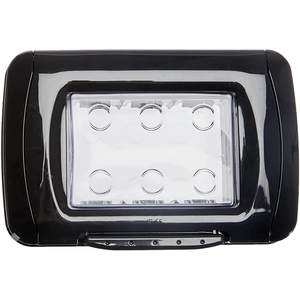 Plaque étanche autoportante 3 pôles Gewiss noire pour système de toner GW22452 - Product Image 4