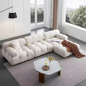 Canapé modulaire de luxe au design moderne haut de gamme pour salon, ensemble de canapés en mousse compressée, mobilier chinois - Product Image 1