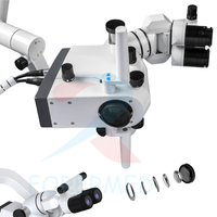 Caméra de microscope dentaire Caméras chirurgicales dentaires ORL 4k Microscope dentaire numérique à fluorescence en option à bras C
