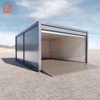 Abri de Jardin, Garage ou Hangar Conteneur Préfabriqué DXH d'Usine sur Mesure pour Extérieur avec Porte à Rouleaux