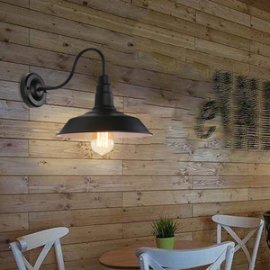 American <strong>Street</strong> <strong>Light</strong> Wall Lamp for Coffee Shops Bars <strong>Old</strong> Copper LOFT Style Bend Iron Pipe KVT Milk Tea Shop Pot Cover LED <strong>Light</strong> - Product Image 4