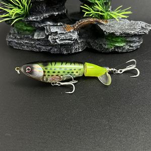 <span class=keywords><strong>Leurre</strong></span> Artificiel Rotatif 90mm 15g Flexible <span class=keywords><strong>Whopper</strong></span> <span class=keywords><strong>Plopper</strong></span> <span class=keywords><strong>Leurre</strong></span> Dur Propulsé pour Pêche au Bar et au Redfish - Product Image 2