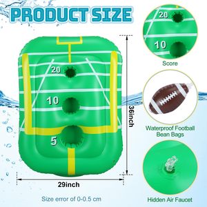 Hot Selling 36 Inch <b>Inflatable</b> Football Toss <b>Pool</b> Game Floating Target with Balls Summer Water Toy <b>for</b> Adults Family Beach Yard - Product Image 2