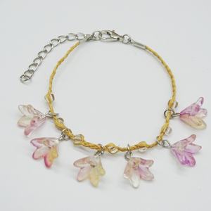 Venta caliente colorido Boho cuentas tobilleras multicapa paja tejida flor Bohemia tobillo pulsera mujer playa pie Decoración - Product Image 6