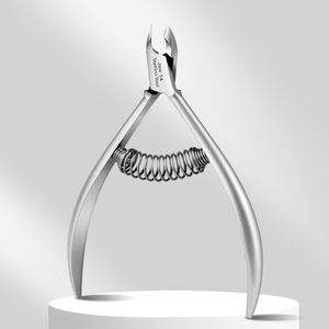 पेशेवर नेल आर्ट उपकरण उच्च गुणवत्ता वाले स्टेनलेस स्टील डबल स्प्रिंग क्यूटिकल निपर्स कोरिया क्यूटिकल निपर बॉक्स के साथ - Product Image 4