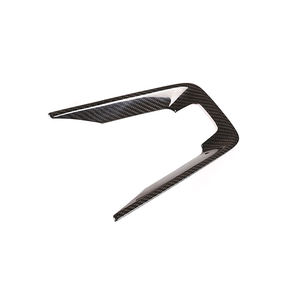 Accessoires d'intérieur de voiture en Fiber de carbone véritable pour <span class=keywords><strong>Porsche</strong></span> 911 2019-2022 Console centrale Shift Parking Button Panel Decoration Cover - Product Image 4