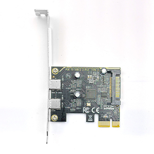 Tarjeta de Expansión Dual Tipo C a PCIE, <span class=keywords><strong>PCI</strong></span> <span class=keywords><strong>Express</strong></span> X1 a 2 Puertos USB 3.1 GEN1 de 5 Gbps, Tarjeta Convertidora con Chip ASM1042 para Escritorio - Product Image 5
