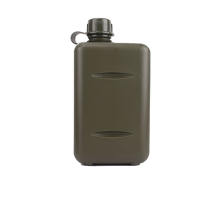 DE97 US Sports Use Plastic Canteen with Pouch with Shoulder Straps Outdoor Portable <b>Water</b> <b>Container</b> 2L Capacity 2 Quart - Product Image 4