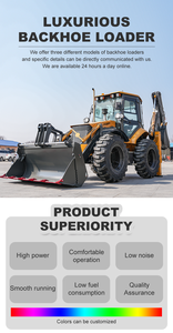 EPA/EURO 5 chargeuse-pelleteuse sur pneus chargeur sur pelleteuse moteur diesel 4 roues motrices 2 tonnes 4 tonnes 6 tonnes 8 tonnes à des prix abordables - Product Image 2