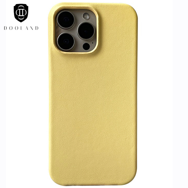 Hot Selling High Quality Genuine Nappa Leather Mobile Phone case for iphone 16 Pro Max