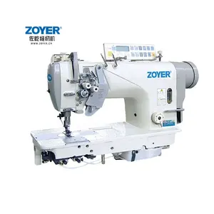 ZY 8452-D3 çift iğne doğrudan sürücü Lockstitch endüstriyel DİKİŞ MAKİNESİ dikiş gömlek uygulanan, üniforma, kot, ceket