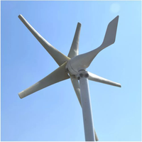 Kit de mini-générateur éolien 500W, générateur d'énergie 12V/24V, système d'énergie alternative hors réseau, éolienne avec contrôleur MPPT