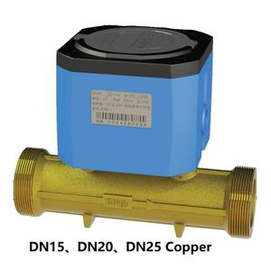 DN15 DN20 DN25 DN32 DN40 Ultrasonik Deniz Atık Su Sıvı Akış Ölçer Kelepçeli Bağlantı IP68 Dahili Lityum Pil OEM - Product Image 1