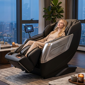 Poltrona Massaggiante di Lusso Moster MY-763D, Installazione Gratuita, Gravità Zero 4D, in ABS+Pelle PU, Prezzo di Fabbrica, Massaggio Shiatsu Completo - Product Image 1