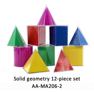<span class=keywords><strong>La</strong></span> superficie del material didáctico de matemáticas para niños de escuela <span class=keywords><strong>primaria</strong></span> se puede ampliar el cubo de geometría Geometría sólida Modelo de conjunto de 9 piezas - Product Image 3