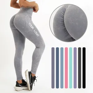 Conjunto de calças femininas personalizadas, calças femininas de marca, logotipo push up, fitness, com arranhões, yoga, 2022