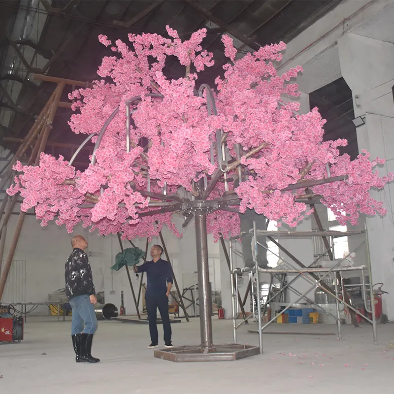 Outdoor & Indoor decoration large artificial 10ft cherry blossom tree pvc pe for sale