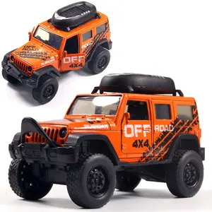 Produk baru mainan Diecast Model mobil Simulator kendaraan Off-Road Model mobil miniatur anak laki-laki