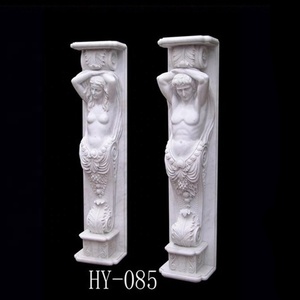 Nhà Máy Giá Hiện Đại Trụ Cột Colonne Romaine Đổ Jardin Bốn Mùa 100% Tự Nhiên Bằng Đá Cẩm Thạch Tay Khắc Đánh Bóng Cao Cột Màu Xanh - Product Image 2