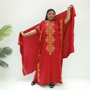 Vêtements islamiques, robe en satin africain STA2675F, kaftan congolais, abaya - Product Image 2