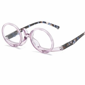 Lunettes <span class=keywords><strong>de</strong></span> lecture multicolores pour le maquillage avec monture ronde en PC Lentilles anti-lumière bleue Portable Colorful Wome - Product Image 4