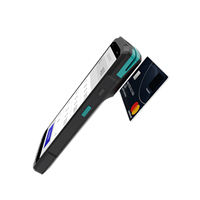 Terminal POS inteligente móvil Bluetooth inalámbrico 1D/2D/NFC con Android 10 de 2 + 16GB con escáner de código de barras, con escáner de código de barras, 2 + 16GB