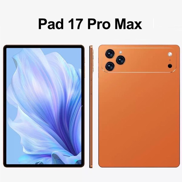 New Pad17 Pro Max 10 Inch Tablet PC Octa Core Android 12 4G+64GB Wi-Fi Fast Charging Long Battery Life Entertainment Waterproof