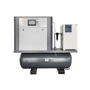 Compresor de Aire Industrial de Alta Resistencia 10A <span class=keywords><strong>7</strong></span>.5kW 12.5bar |   Tornillo Inyector de Aceite con Tanque de 340L para Funcionamiento Continuo 24/<span class=keywords><strong>7</strong></span> - Product Image 2