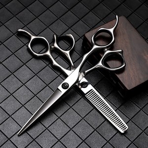 Professional Hair Scissors Set 6 Inch 9Cr Stainless Steel Flat Shears Thinning Shears Salon Grade Hairstylist Tools - Product Image 4