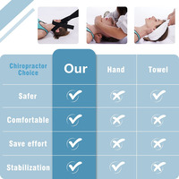 Outil de décompression chiropratique de la colonne vertébrale de vente chaude avec ceinture de menton
