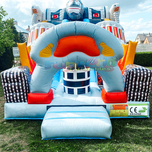 Tobogán inflable gigante comercial, castillo inflable para niños, combo inflable con tobogán de aire para fiestas al aire libre - Product Image 2