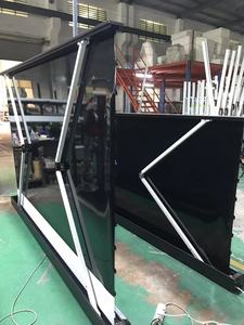 Écran <span class=keywords><strong>de</strong></span> <span class=keywords><strong>projection</strong></span> <span class=keywords><strong>motorisé</strong></span> à <span class=keywords><strong>sol</strong></span> surélevé à courte focale UST 84-150 pouces 4K avec rejet <span class=keywords><strong>de</strong></span> la lumière ambiante - Product Image 6