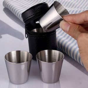 ชุดแก้วน้ำสแตนเลสแบบพกพาพร้อมฝาปิด สำหรับใช้งานกลางแจ้ง - Product Image 6
