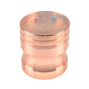 Broyeur d'herbes sèches de haute qualité de 2.3 pouces nouveau Style classique avec des logos personnalisés aimants en métal en gros pour le meulage d'herbes - Product Image 2