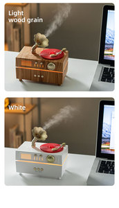 Bronze Phonograph Essential Oils <strong>Diffuser</strong> Retro Rotating Trumpet Ultrasonic Cool Mist <strong>Humidifier</strong> <strong>Bluetooth</strong> <strong>Speaker</strong> <strong>Diffuser</strong> - Product Image 4