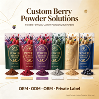 SYC BIO Power Berries Seeds Blend Pure Plant-Based Immune Support Smoothie Friendly Powder 150g 30 Servings Adult Custom