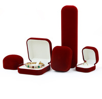 Boîte à bijoux haut de gamme en carton gaufré velours, forme pain vapeur, pour boucles d'oreilles et bagues, design inspiré de la Mongolie, fermeture magnétique