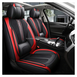 Housses de siège auto sur mesure en suède et similicuir mélangés pour 5 places, compatibles Volkswagen Golf, <span class=keywords><strong>VW</strong></span> Golf, Caddy, Passat B8, Transporter <span class=keywords><strong>T5</strong></span>, Polo - Product Image 1