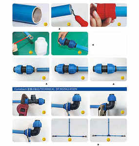 Comeback 3/4 pouces FAST PIPE petit kit de tuyau de réparation de pneu domestique système de ligne d'air de magasin de <span class=keywords><strong>garage</strong></span> - Product Image 6