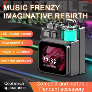 Mini Altavoz Bluetooth Portátil para Exteriores con Pantalla LCD Inteligente, Luces RGB Inalámbricas y Música - Product Image 3
