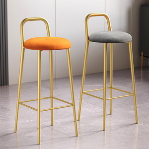 <span class=keywords><strong>Chaise</strong></span> de designer en <span class=keywords><strong>fer</strong></span> <span class=keywords><strong>forgé</strong></span> de style américain avec dossier, luxe léger, moderne et simple, <span class=keywords><strong>prix</strong></span> de gros pour la maison - Product Image 1