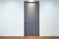 Porte d'entrée en composite bois-plastique WPC Huangshan Sunnytech pour maison, nouvelle conception
