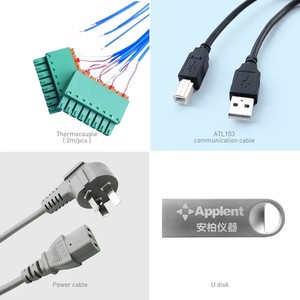 Hoge Nauwkeurigheid Digitale Thermometer 4 Poorten Gelijktijdige Meting Met Lcd-Display Voor Laboratorium En Onderzoek Gebruik - Product Image 5