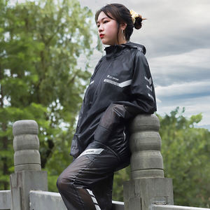 WEST BIKING S-4XL <span class=keywords><strong>Veste</strong></span> de pluie pour vélo vert <span class=keywords><strong>fluo</strong></span> réfléchissante avec visière allongée, imperméable et durable, haut et pantalon de cyclisme - Product Image 6