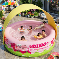 Piscine gonflable en PVC pour enfants et adultes, épaisse, pliable, pour extérieur, avec toboggan et pistolet à eau, vente en gros d'usine