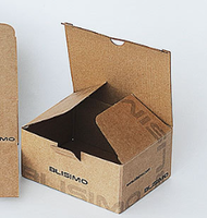 Logo personnalisé Boîte de papier kraft 3 plis ondulé de petite taille pour produits électroniques Boîte d'emballage de couleur